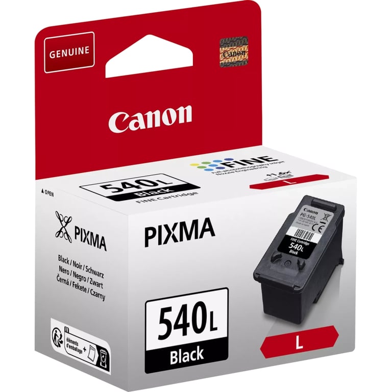 Картридж Canon PG-540 L Black 11 ml, 300ст. (5224B001) - фото 3