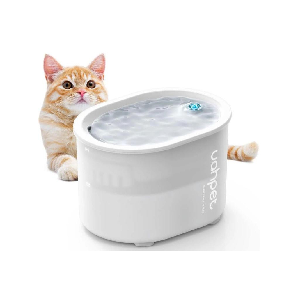 Універсальний посуд для тварин Uahpet Поїлка Glow Wireless Pet Fountain (UYSJ05QD) - фото 1 Універсальний посуд для тварин Uahpet Поїлка Glow Wireless Pet Fountain (UYSJ05QD) - фото 1