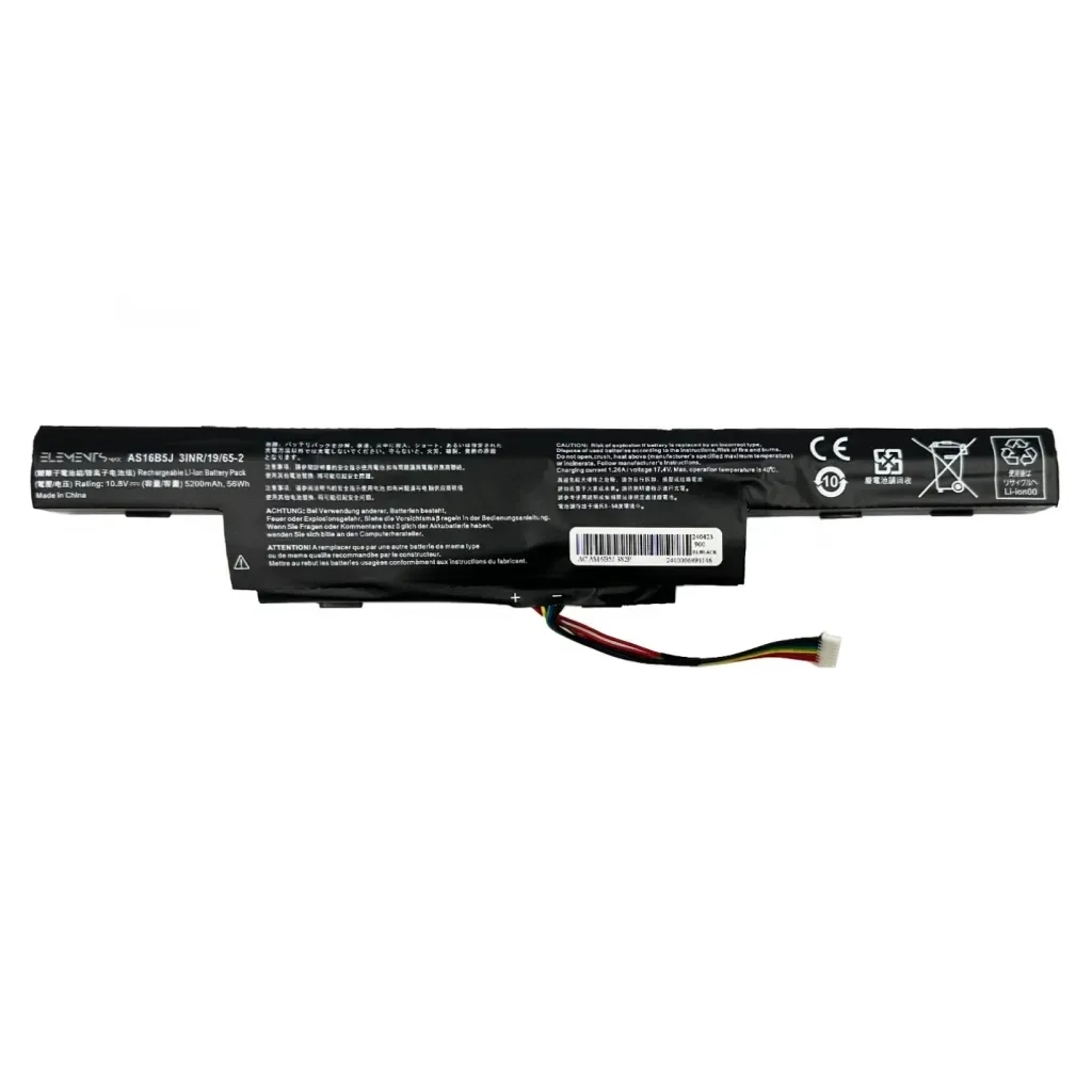 Акумулятор до ноутбука Acer Aspire E5-575G AS16B5J 56Wh (5200mAh), 6cell, 10.8V, Li-ion AlSoft (A71019) - фото 1
