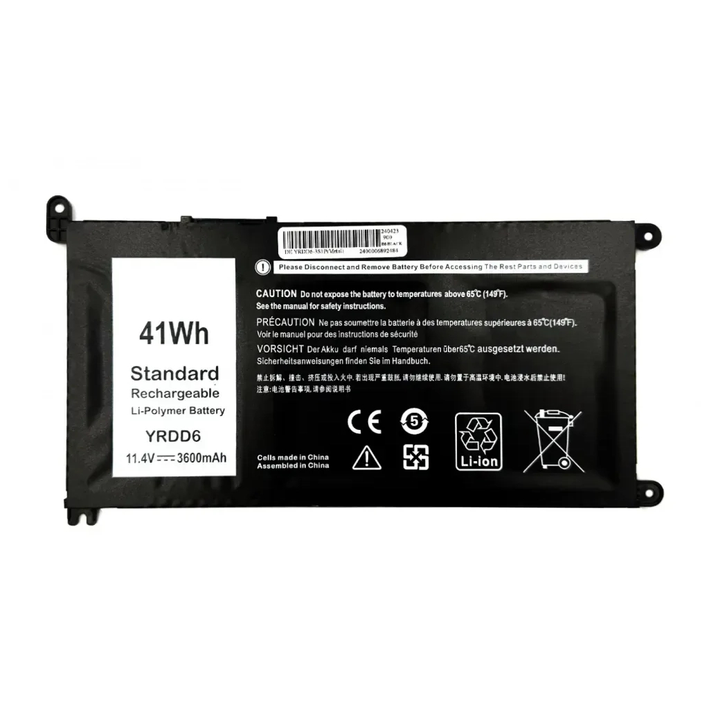 Акумулятор до ноутбука Dell Inspiron 15-5585 YRDD6, 41Wh (3600mAh), 3cell, 11.4V, Li-ion AlSoft (A71035) Акумулятор до ноутбука Dell Inspiron 15-5585 YRDD6, 41Wh (3600mAh), 3cell, 11.4V, Li-ion AlSoft (A71035)