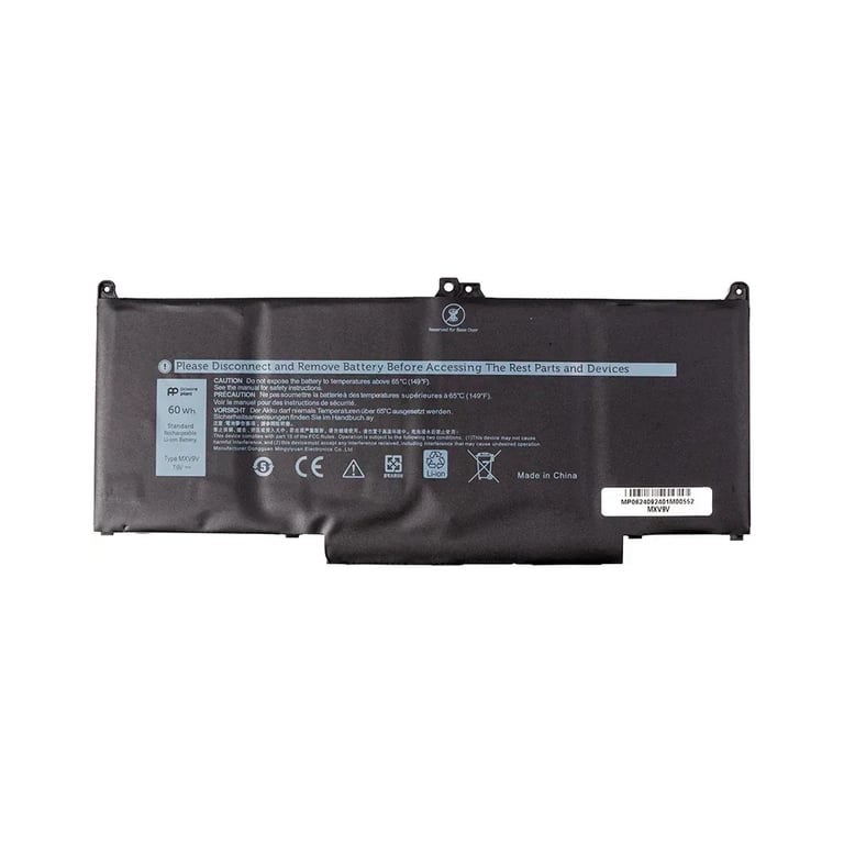 Акумулятор до ноутбука Dell Latitude 7300 MXV9V, 7800mAh (60Wh), 4cell, 7.6V, Li-ion AlSoft (A71056) - фото 1