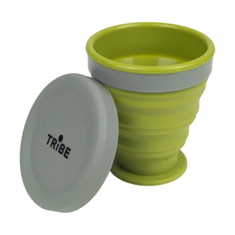 Стакан туристичний Tribe 200 мл T-FF-0001 olive (T-FF-0001-olive) - фото 1