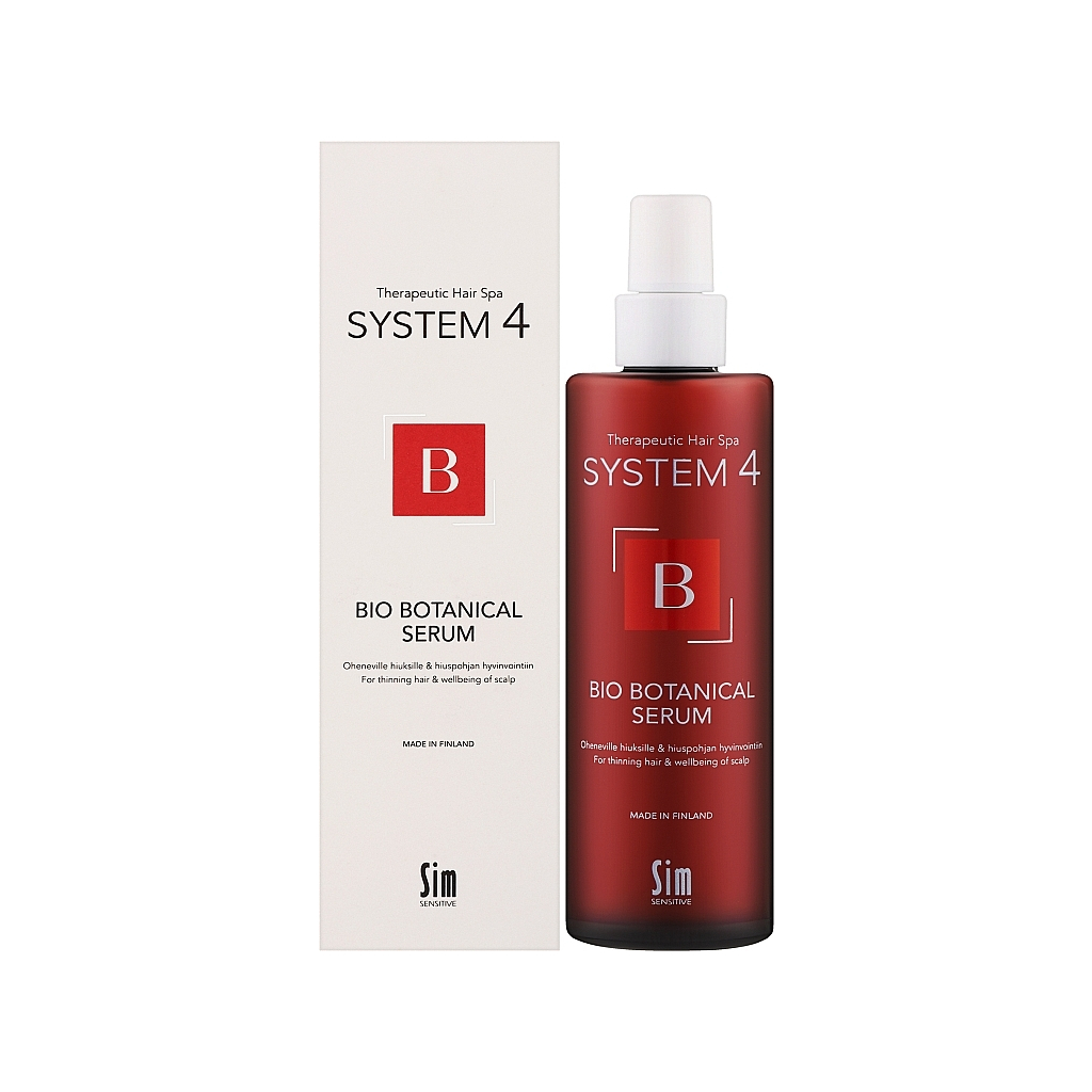 Сироватка для волосся Sim Sensitive System 4 S4 Bio Botanical Serum Для росту волосся 150 мл (6417150024451) - фото 2 Сироватка для волосся Sim Sensitive System 4 S4 Bio Botanical Serum Для росту волосся 150 мл (6417150024451) - фото 2