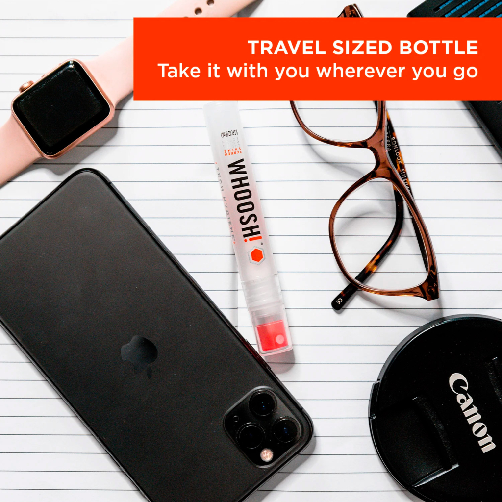 Спрей для очищення Whoosh! Screen Shine DUO 100+8ml, microfiber 14x14cm (1FG108ENFR) - фото 7 Спрей для очищення Whoosh! Screen Shine DUO 100+8ml, microfiber 14x14cm (1FG108ENFR) - фото 7