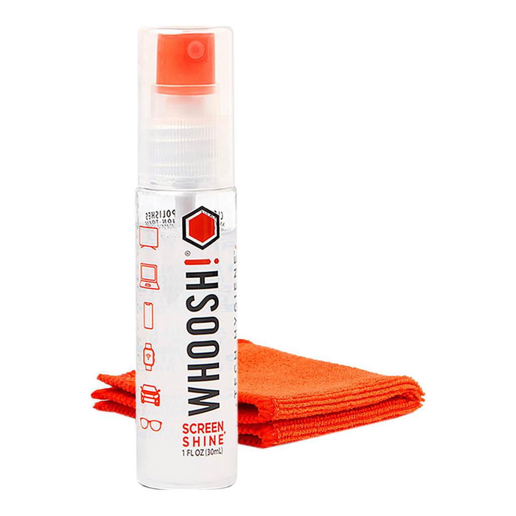 Спрей для очищення Whoosh! Screen Shine GO 30ml, microfiber 14x14cm (1FG30ENFR) - фото 2 Спрей для очищення Whoosh! Screen Shine GO 30ml, microfiber 14x14cm (1FG30ENFR) - фото 2