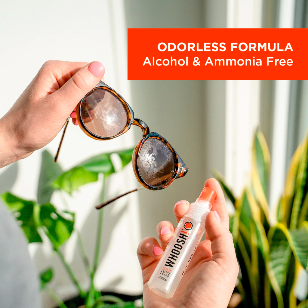 Спрей для очищення Whoosh! Screen Shine GO 30ml, microfiber 14x14cm (1FG30ENFR) - фото 4 Спрей для очищення Whoosh! Screen Shine GO 30ml, microfiber 14x14cm (1FG30ENFR) - фото 4