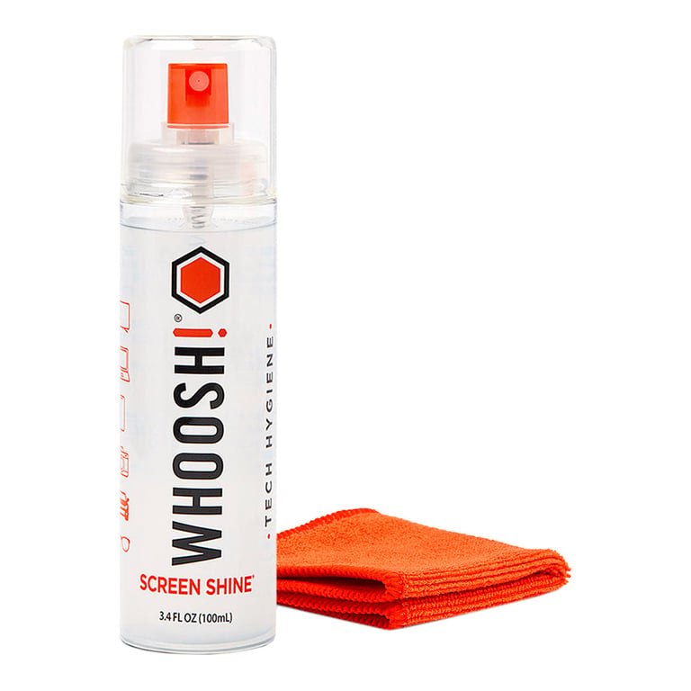 Спрей для очищення Whoosh! Screen Shine GO XL 100ml, microfiber 14x14cm (1FG100ENFR/1FG100XLENFR) - фото 2