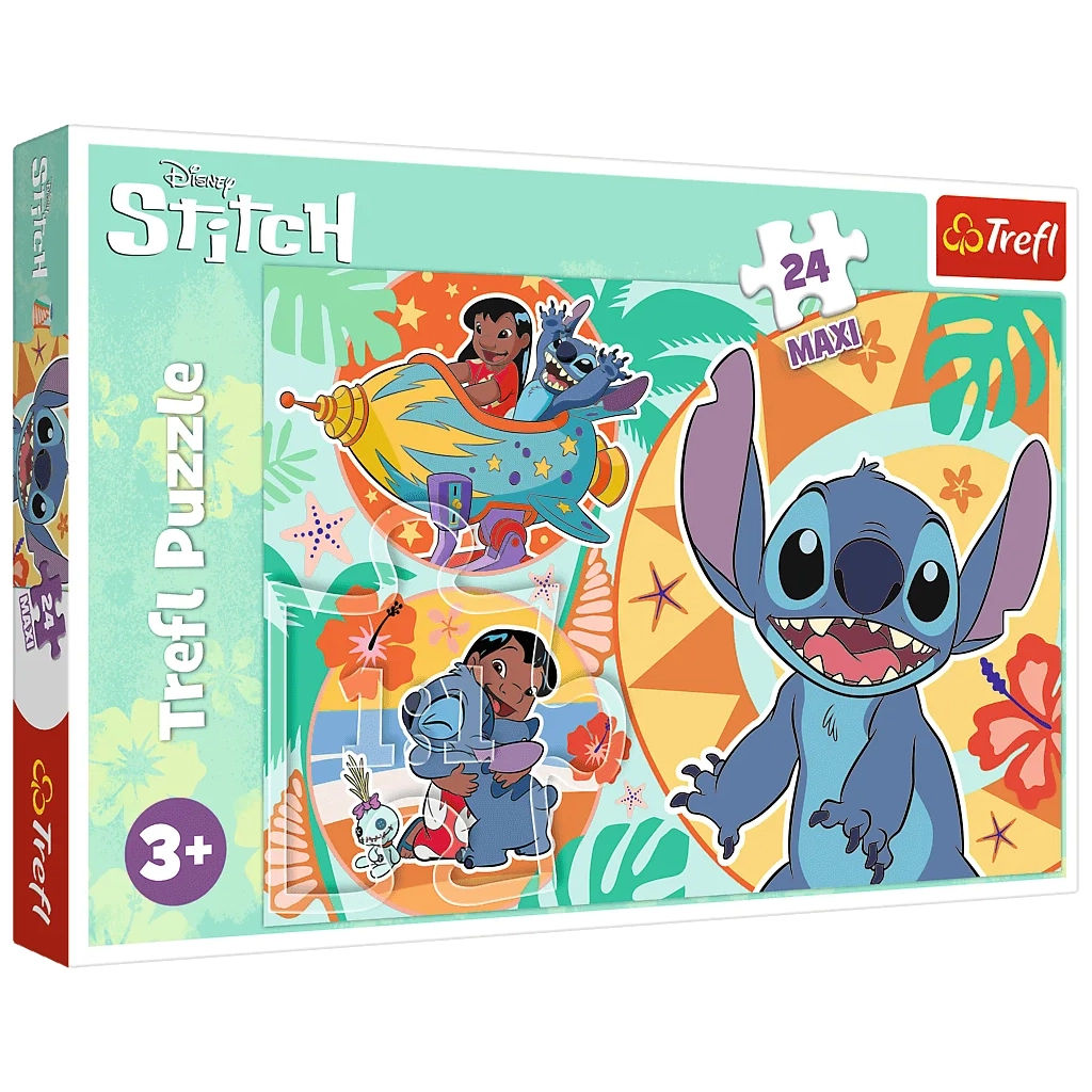Пазл Trefl Maxi Lilo&Stitch Щасливий день 24 елемента (5900511143652) Пазл Trefl Maxi Lilo&Stitch Щасливий день 24 елемента (5900511143652)