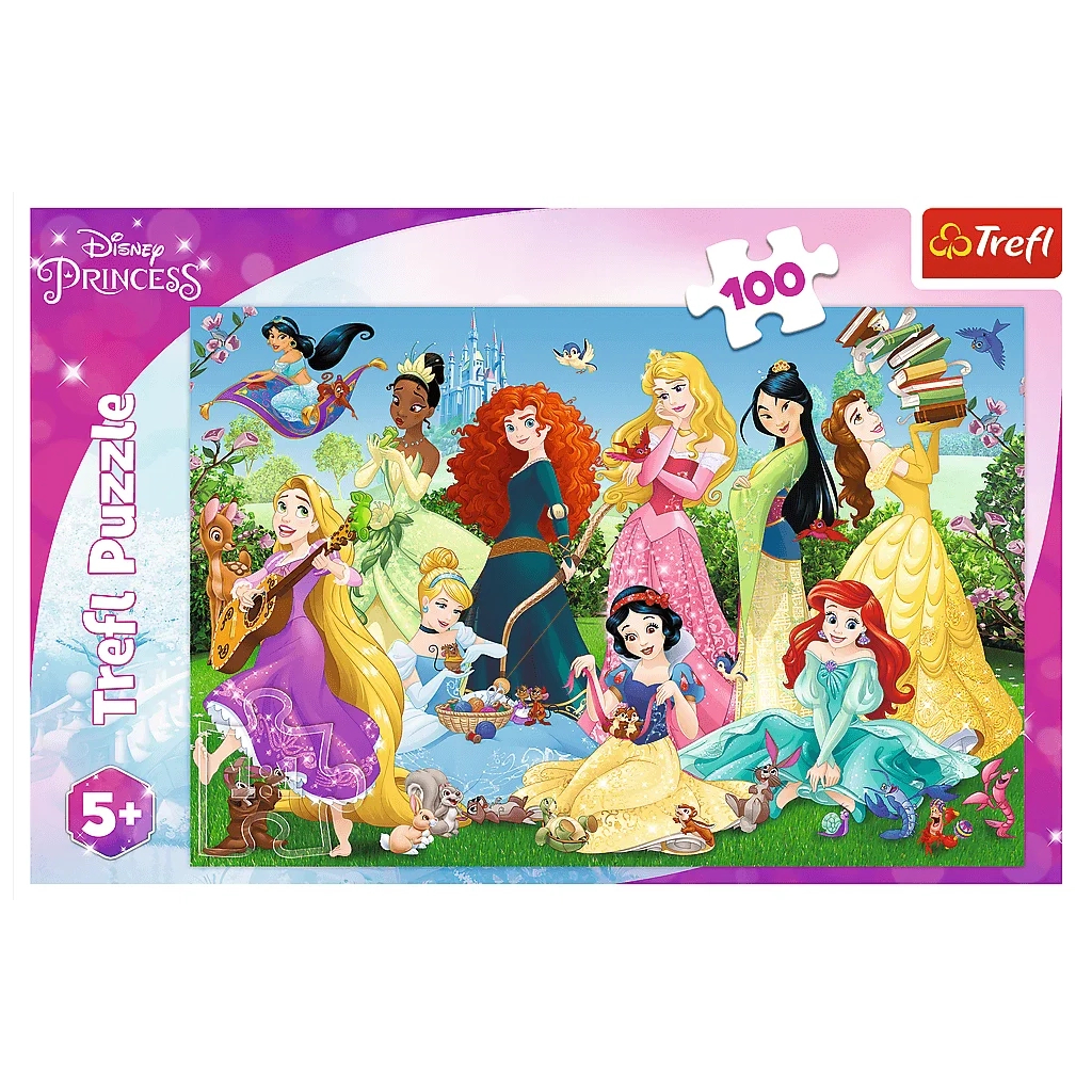 Пазл Trefl Princess Чарівні принцеси 100 елементів (5900511164176) - фото 3 Пазл Trefl Princess Чарівні принцеси 100 елементів (5900511164176) - фото 3