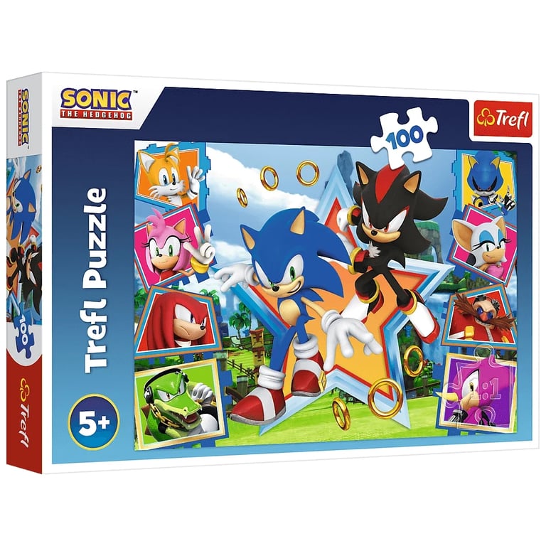 Пазл Trefl Sonic Зустрічайте Соніка 100 елементів (5900511164657) - фото 1
