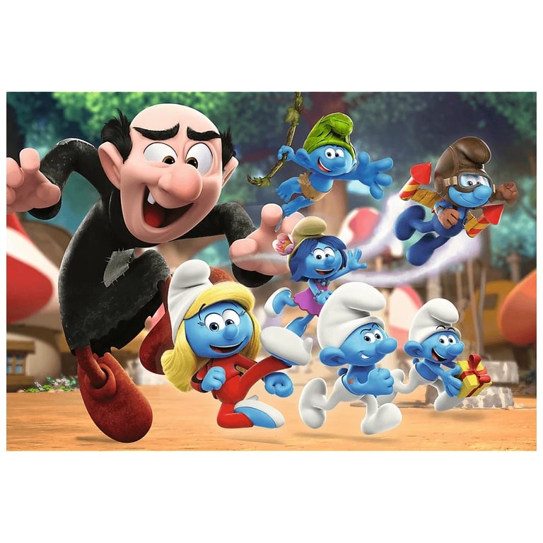 Пазл Trefl The Smurfs Уроки тата Смурфа 100 елементів (5900511164817) - фото 2