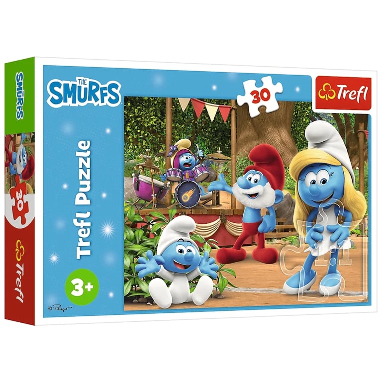 Пазл Trefl The Smurfs Смурфет і Смурфики 30 елементів (5900511183122) - фото 1