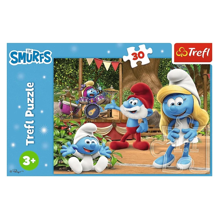 Пазл Trefl The Smurfs Смурфет і Смурфики 30 елементів (5900511183122) - фото 3