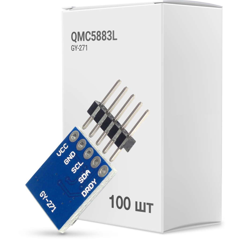 Компас для дрона Hobbyporter триосьовий магнітомерт HMC5883L упаковка 100 шт (HP9915.0351bulk100) - фото 1