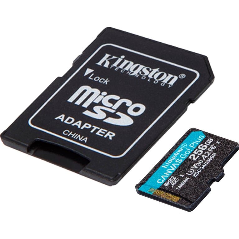 Карта пам'яті Kingston 256GB microSDXC сlass 10 UHS-I U3 V30 A2 Canvas Go Plus G4 (SDCG4/256GB) - фото 2