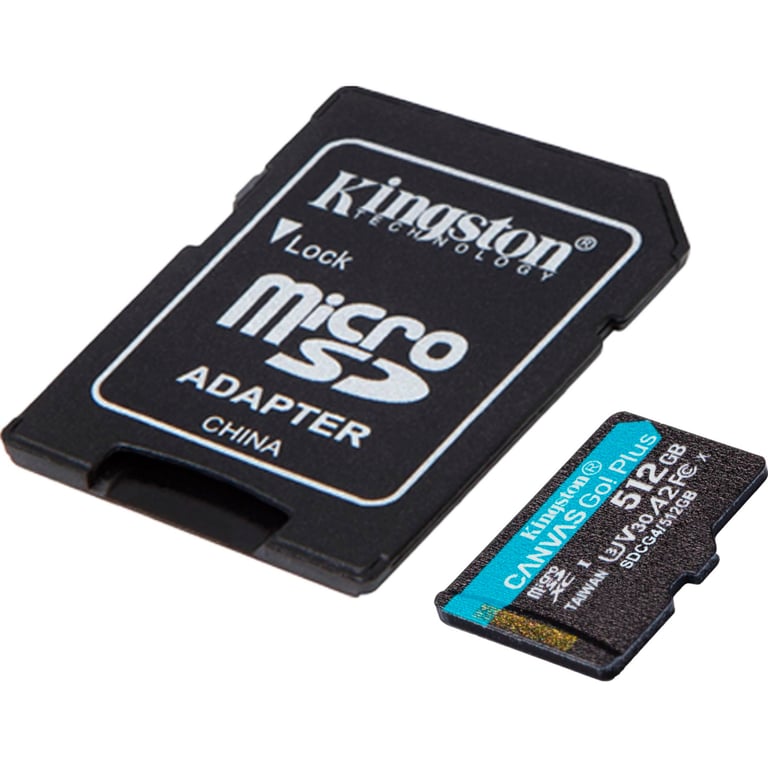 Карта пам'яті Kingston 512GB microSDXC сlass 10 UHS-I U3 V30 A2 Canvas Go Plus G4 (SDCG4/512GB) - фото 2
