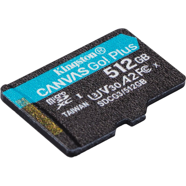 Карта пам'яті Kingston 512GB microSDXC сlass 10 UHS-I U3 V30 A2 Canvas Go Plus G4 (SDCG4/512GBSP) - фото 2