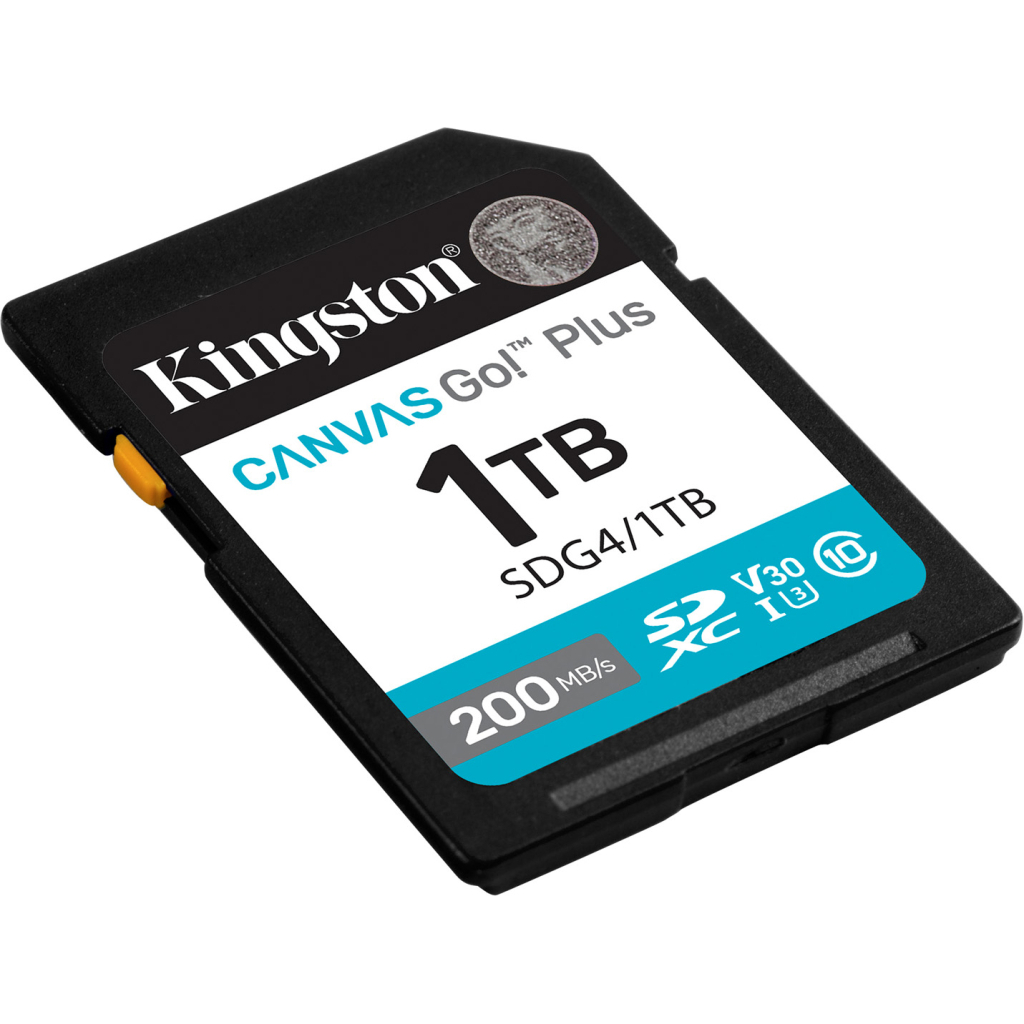 Карта пам'яті Kingston 1TB SDXC сlass 10 UHS-I U3 V30 Canvas Go Plus G4 (SDG4/1TB) - фото 2 Карта пам'яті Kingston 1TB SDXC сlass 10 UHS-I U3 V30 Canvas Go Plus G4 (SDG4/1TB) - фото 2