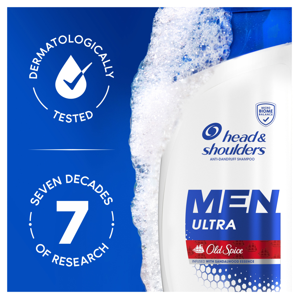 Шампунь Head & Shoulders Men Ultra Проти лупи З ароматом Old Spice 800 мл (8700216658317) - фото 8 Шампунь Head & Shoulders Men Ultra Проти лупи З ароматом Old Spice 800 мл (8700216658317) - фото 8