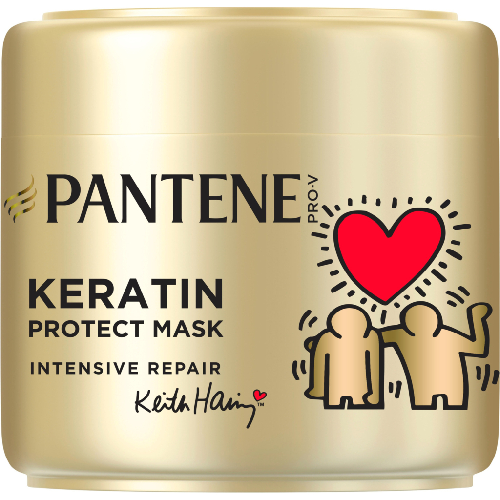 Маска для волосся Pantene Pro-V Keith Haring Artist Edition Інтенсивне відновлення з кератином 300 мл (8700216779180) - фото 1