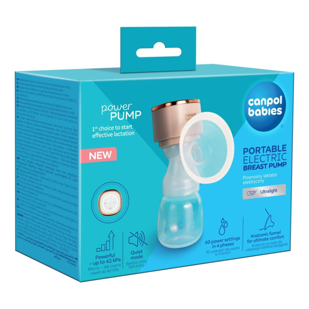 Молоковідсмоктувач Canpol babies портативний електричний PowerPump (20/107) - фото 6 Молоковідсмоктувач Canpol babies портативний електричний PowerPump (20/107) - фото 6