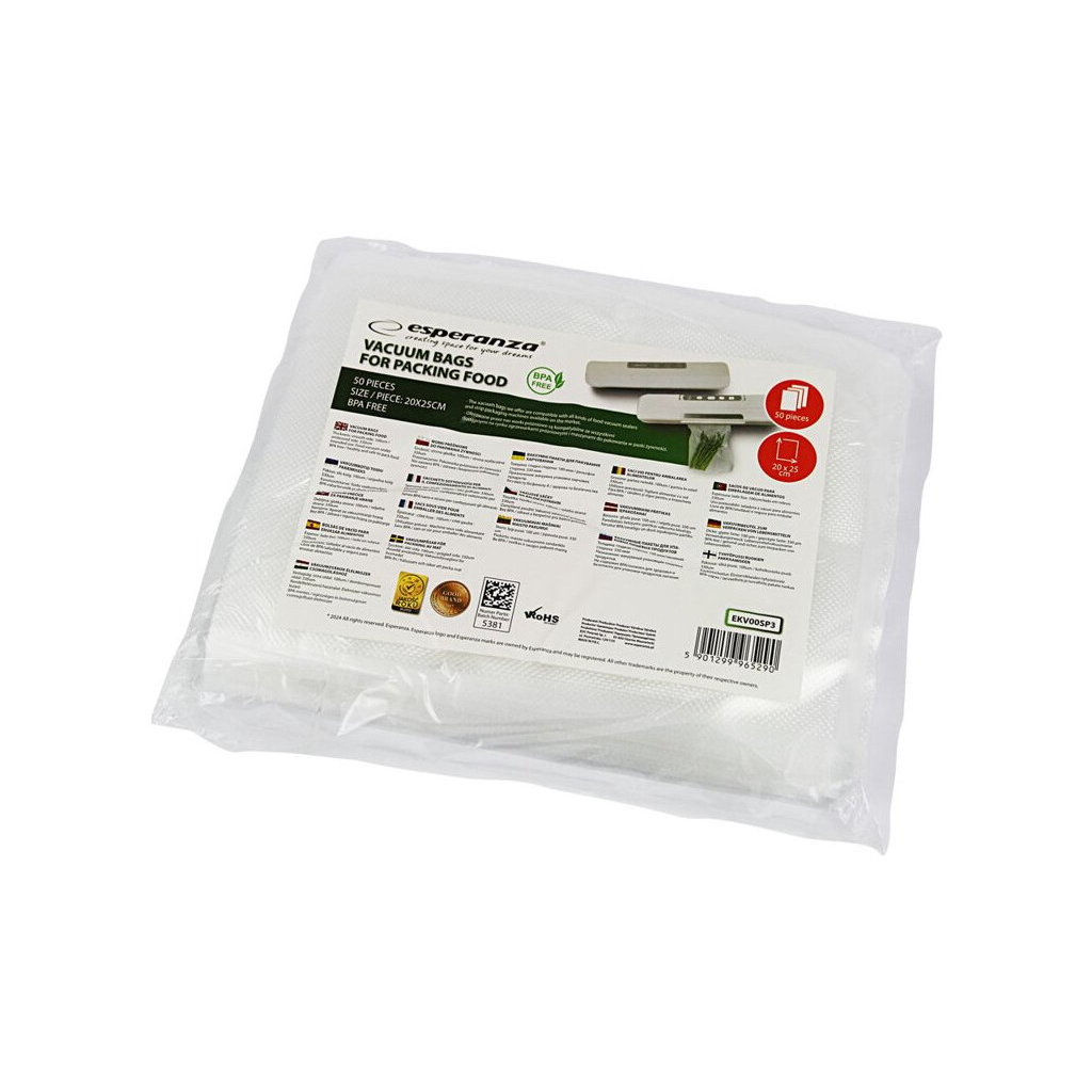 Пакети для вакуумування Esperanza EKV00SP3 - фото 4 Пакети для вакуумування Esperanza EKV00SP3 - фото 4