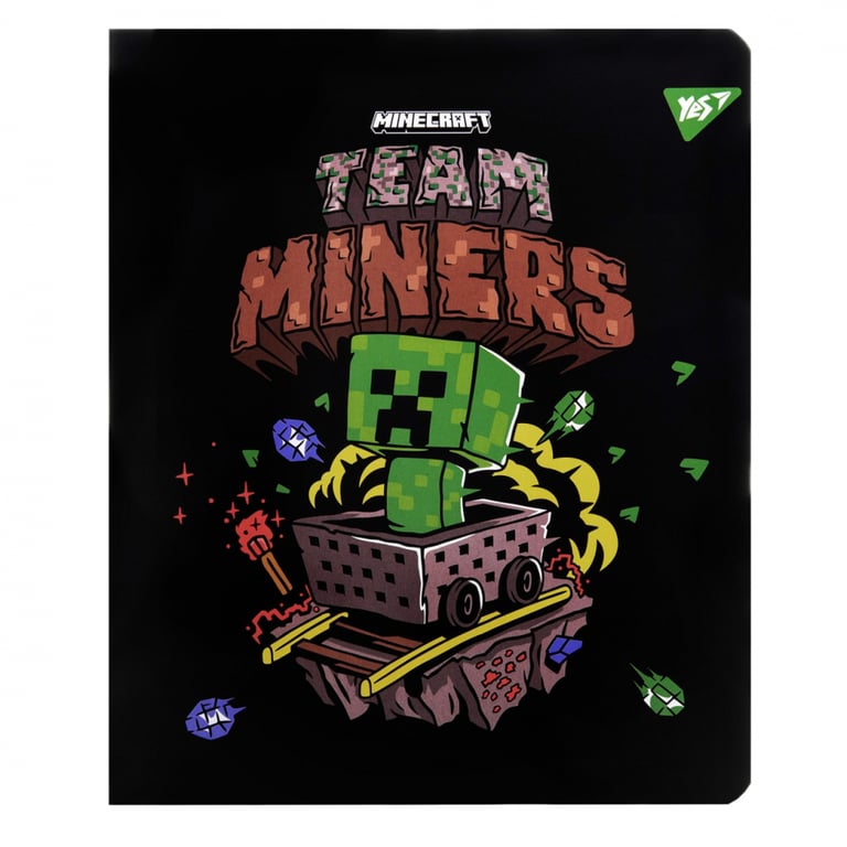 Зошит Yes Minecraft. Team 18 аркушів клітинка (767522) - фото 8