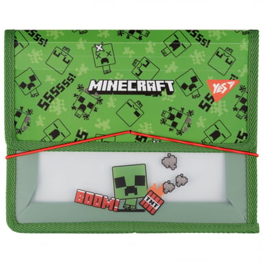 Папка для зошитів Yes В5 на резинці пластикова Minecraft Creeper (492208) - фото 1