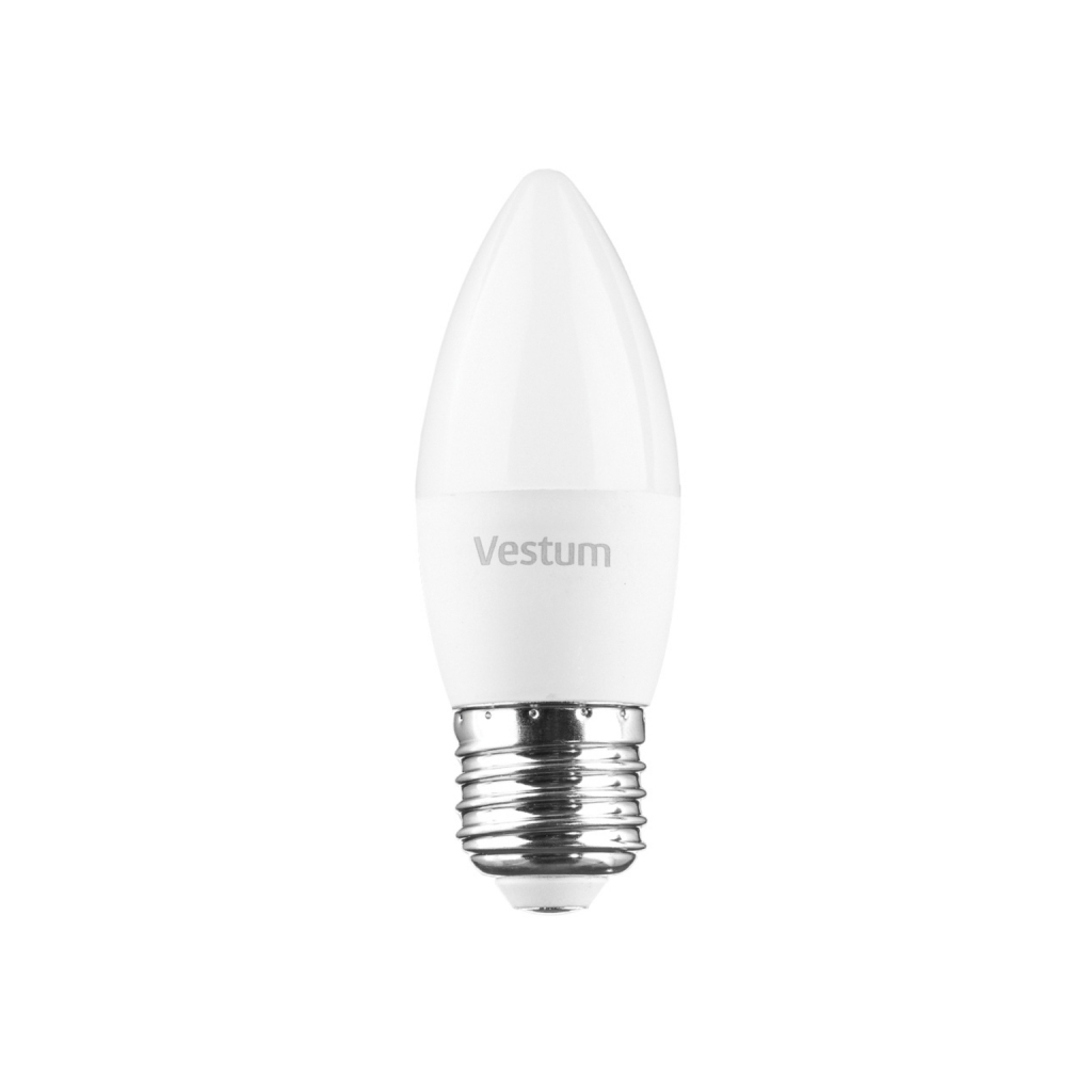 Лампочка Vestum LED C37 8W 3000K 220V E27 (1-VS-1310) - фото 2 Лампочка Vestum LED C37 8W 3000K 220V E27 (1-VS-1310) - фото 2