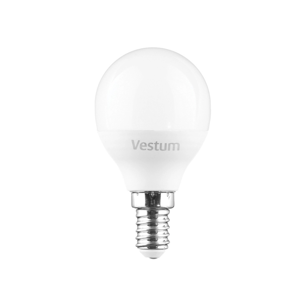 Лампочка Vestum LED G45 8W 3000K 220V E14 (1-VS-1212) - фото 1 Лампочка Vestum LED G45 8W 3000K 220V E14 (1-VS-1212) - фото 1