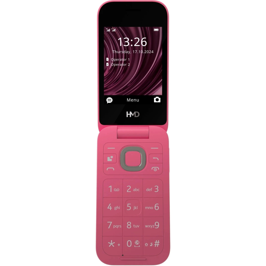 Мобільний телефон HMD 2660 4G Flip DS Red - фото 2 Мобільний телефон HMD 2660 4G Flip DS Red - фото 2