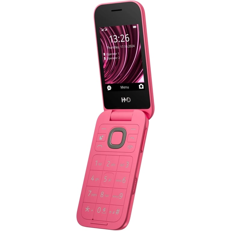 Мобільний телефон HMD 2660 4G Flip DS Red - фото 5