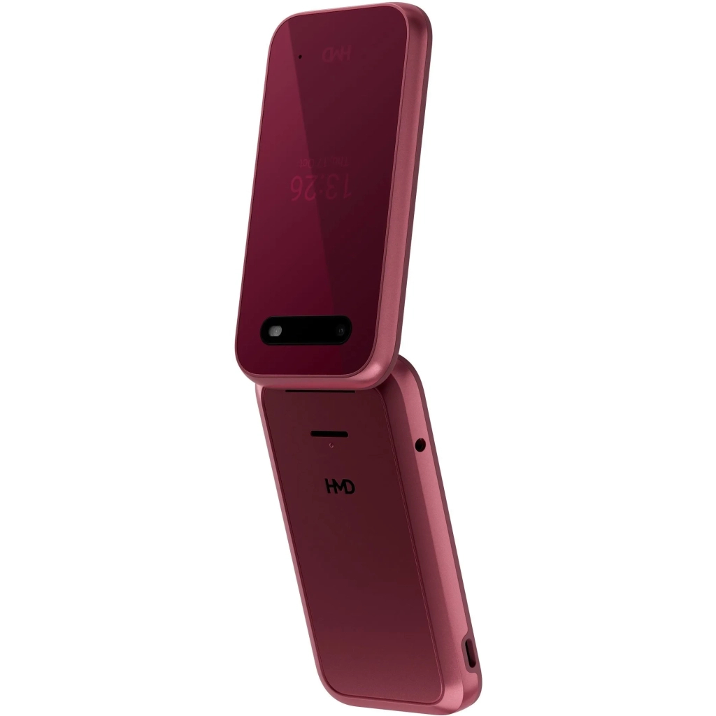 Мобільний телефон HMD 2660 4G Flip DS Red - фото 6 Мобільний телефон HMD 2660 4G Flip DS Red - фото 6