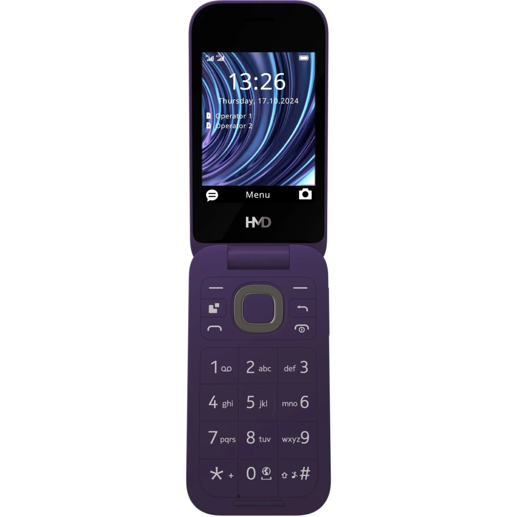 Мобільний телефон HMD 2660 4G Flip DS Violet - фото 2 Мобільний телефон HMD 2660 4G Flip DS Violet - фото 2