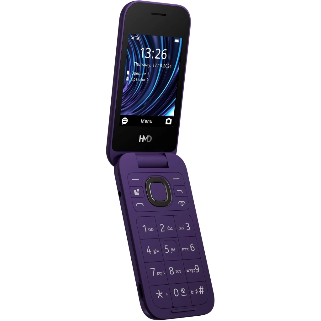 Мобільний телефон HMD 2660 4G Flip DS Violet - фото 3 Мобільний телефон HMD 2660 4G Flip DS Violet - фото 3