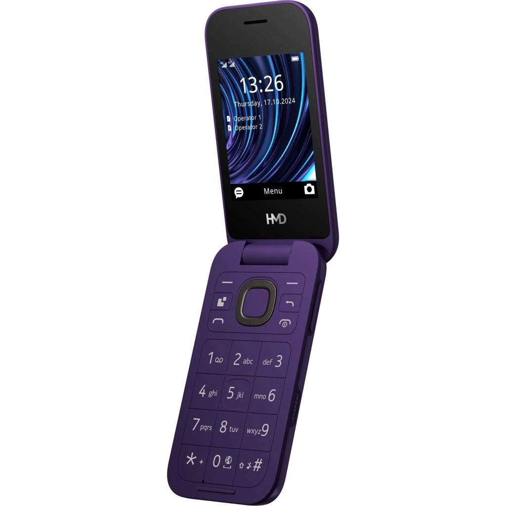 Мобільний телефон HMD 2660 4G Flip DS Violet - фото 5 Мобільний телефон HMD 2660 4G Flip DS Violet - фото 5
