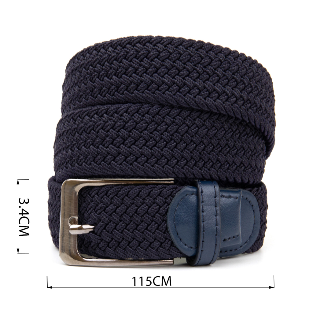 Ремінь Vintage Текстильний чоловічий Темно-синій (20526) - фото 3 Ремінь Vintage Текстильний чоловічий Темно-синій (20526) - фото 3