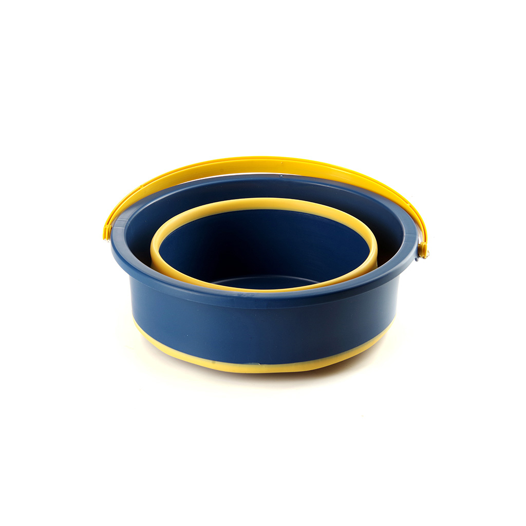 Відро складне СИЛА силіконове 4,6 л orange-black (961001) - фото 4 Відро складне СИЛА силіконове 4,6 л orange-black (961001) - фото 4