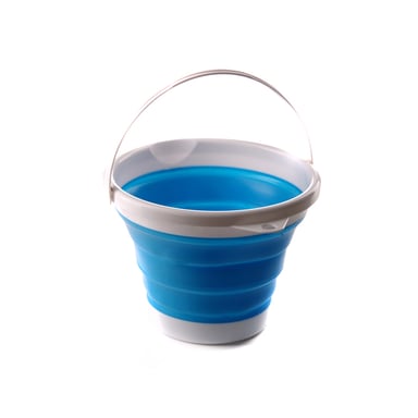 Відро складане СИЛА силіконове 5 л blue (961003) - фото 1