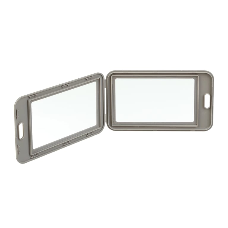 Бейдж Buromax вертикальний, 69 х 111мм, PP+PVC, сірий (BM.5414-09) - фото 2