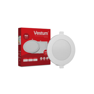 Світильник Vestum LED круглый 9W 4000K 220V (1-VS-5103) - фото 1
