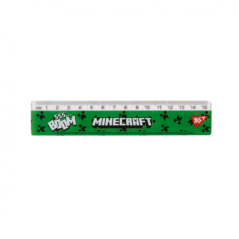 Лінійка Yes Minecraft 15 см (370680) - фото 2