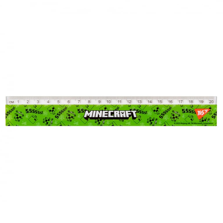 Лінійка Yes Minecraft Spring 20 см (370666) - фото 2