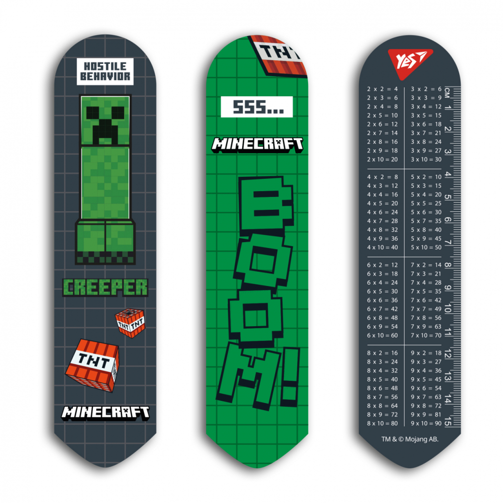 Закладки для книг Yes 2D Minecraft (708338) - фото 1 Закладки для книг Yes 2D Minecraft (708338) - фото 1