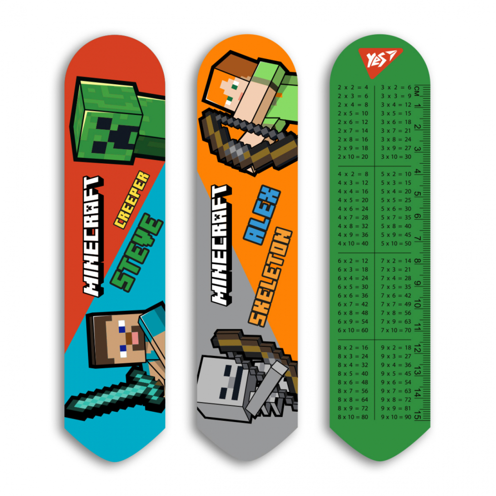 Закладки для книг Yes 2D Minecraft Steve (708128) Закладки для книг Yes 2D Minecraft Steve (708128)