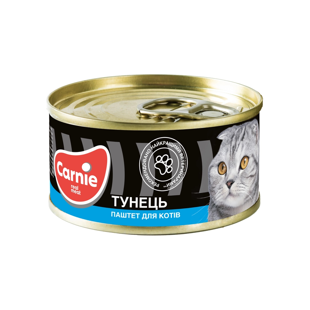Паштет для котів Carnie м'ясний з тунцем 100 г (4820255190037) - фото 1