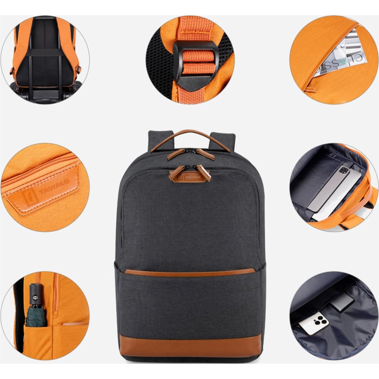 Рюкзак для ноутбука Tavialo 15.6" PORTA TD20 gray, 20L (222224005) - фото 2