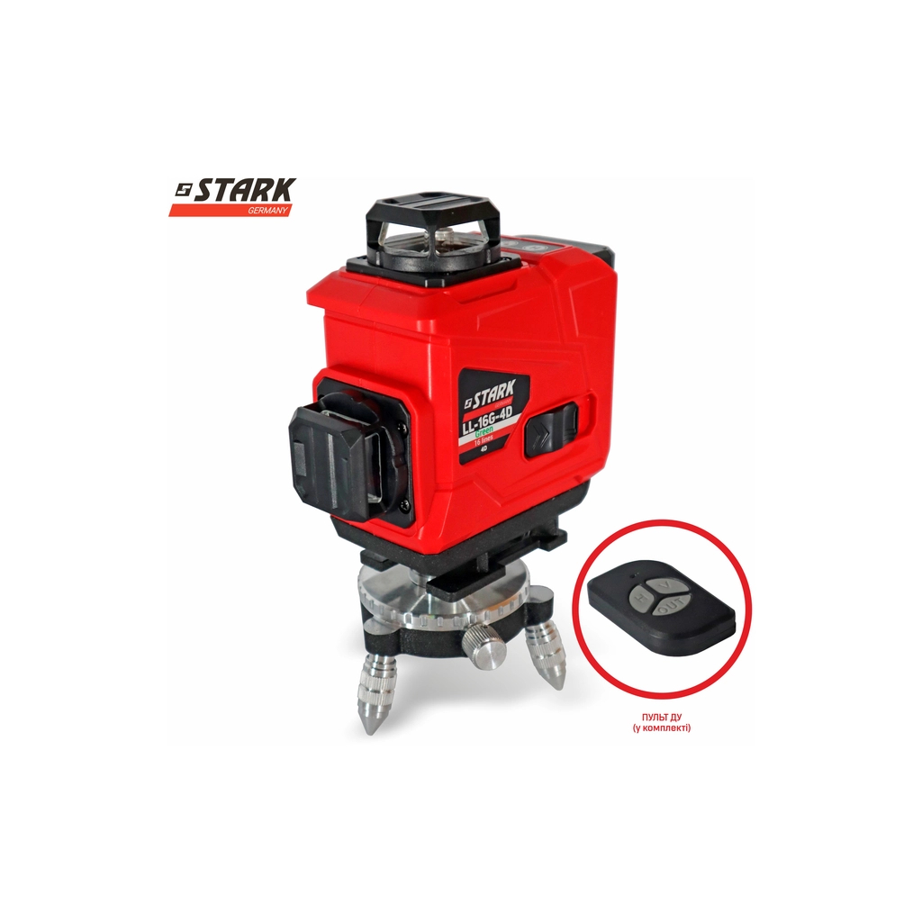 Лазерний нівелір Stark LL-16G-4D (290080130) - фото 2 Лазерний нівелір Stark LL-16G-4D (290080130) - фото 2