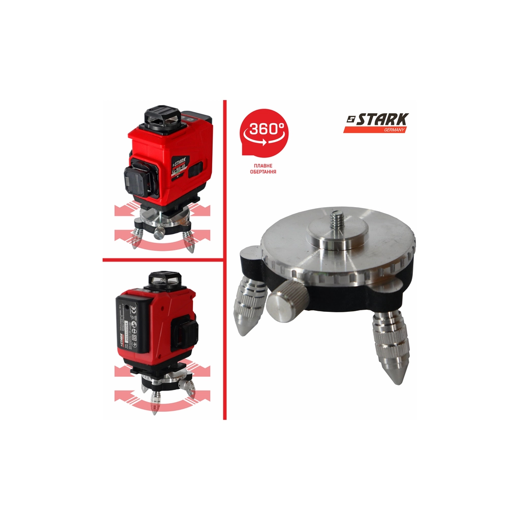 Лазерний нівелір Stark LL-16G-4D (290080130) - фото 3 Лазерний нівелір Stark LL-16G-4D (290080130) - фото 3