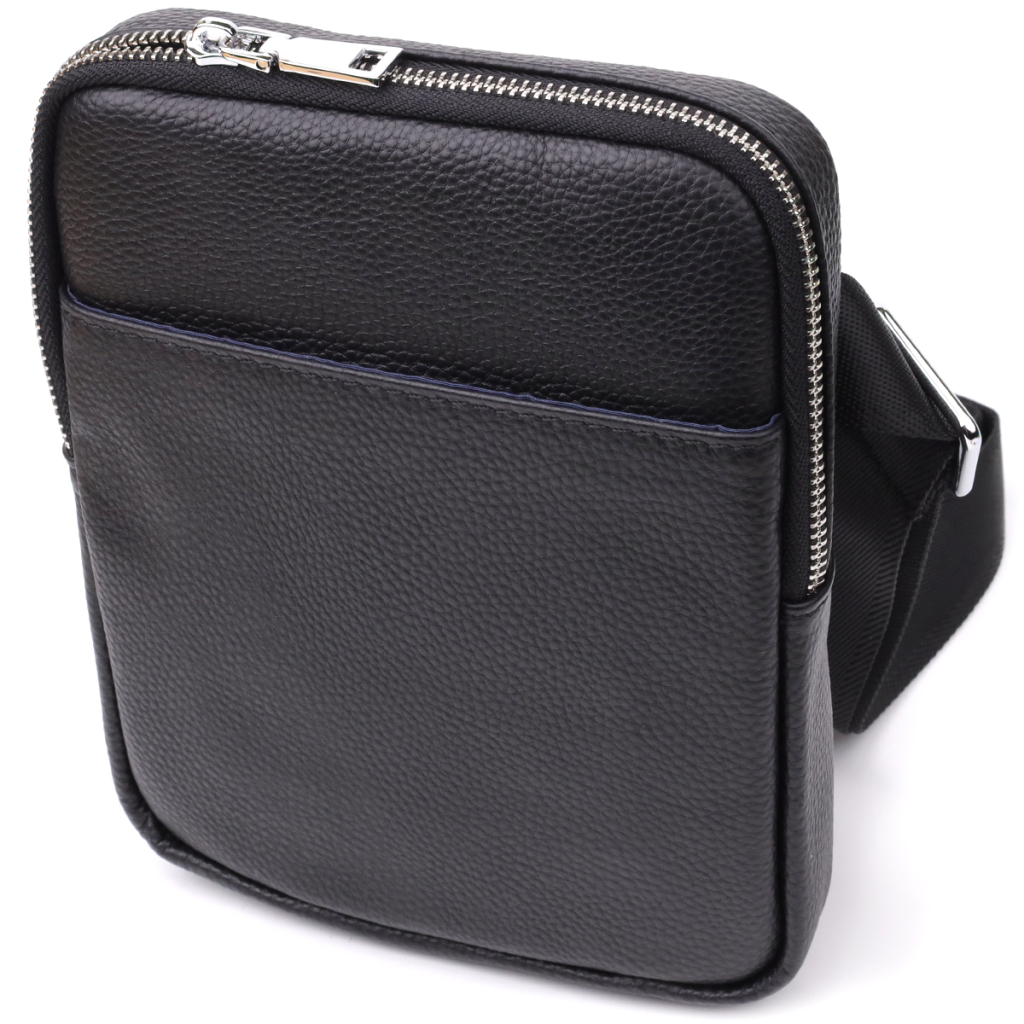 Сумка Vintage З натуральної шкіри Чорна (22862)